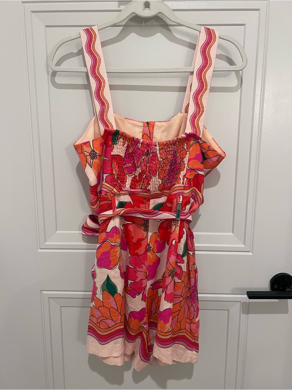 House of Harlow 1960 Pink & Orange Floral Romper - Picture 3 of 5